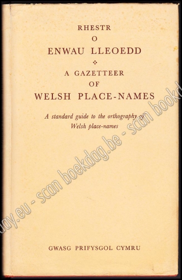 Afbeeldingen van A gazetteer of Welsh place-names or Rhestr Enwau Lleoedd