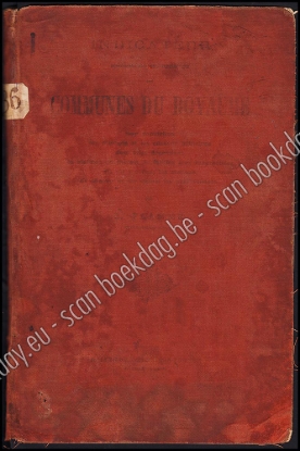 Afbeeldingen van Aanwijzer onderrichtende per alphabetische orde de Gemeenten des Lands + FR