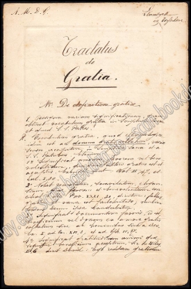 Afbeeldingen van Tractatus de Gratia. Ad Maiorem Dei Gloriam. ... (Vorselaar)