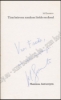 Afbeeldingen van Tien brieven rondom liefde en dood. Gesigneerd