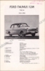 Afbeeldingen van Vraagbaak voor uw Ford Taunus 12m. Een complete handleiding voor de Taunus 12 M P4 vanaf 1963