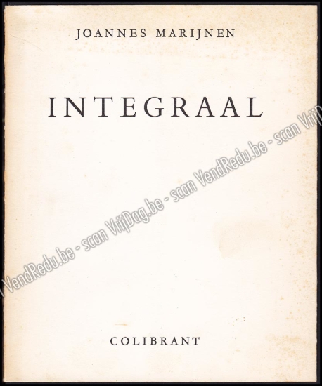 Afbeeldingen van Integraal. Gedichten. Gesigneerd