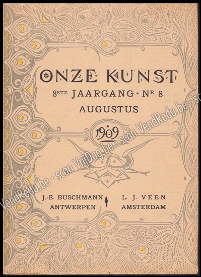 Afbeeldingen van Onze Kunst. Jg. 8 deel XVI, nrs. 7-12. Juli - December 1909