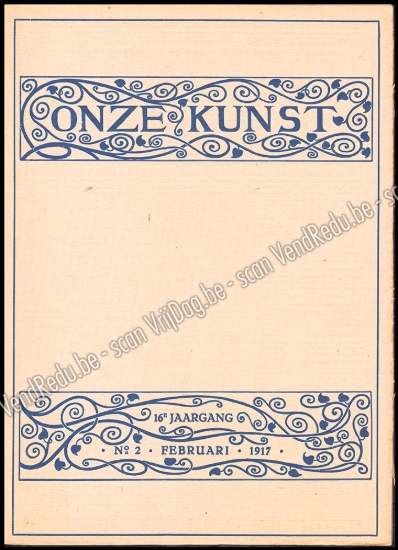 Afbeeldingen van Onze Kunst. Jg. 16, nr. 2. Februari 1917