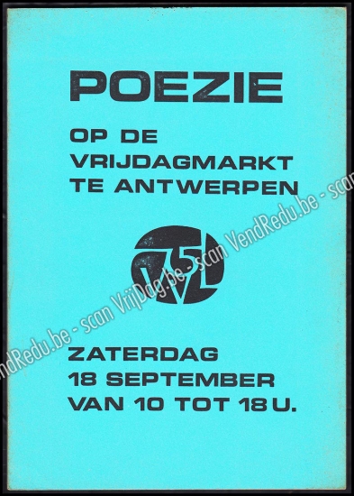 Afbeeldingen van Poëzie op de Vrijdagmarkt. 1982