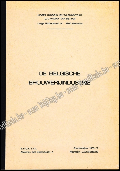 Afbeeldingen van De Belgische brouwerijindustrie