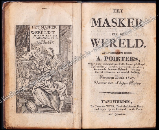 Afbeeldingen van Het masker van de wereld afgetrokken