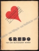 Afbeeldingen van Credo van den rechtschapen mensch. Gesigneerde opdracht