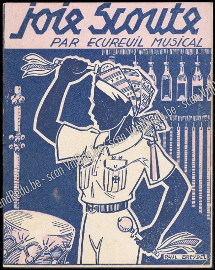 Afbeeldingen van Joie Scoute par ecureuil musical. Couverture Paul Breydel