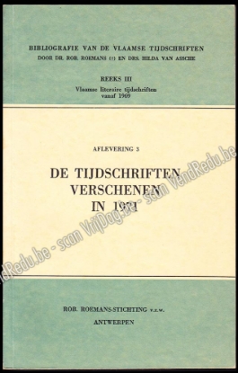 Afbeeldingen van Bibliografie van de Vlaamse Tijdschriften. Reeks III: Vlaamse Literaire Tijdschriften vanaf 1969, afl. 3