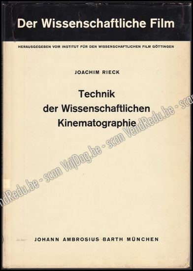 Afbeeldingen van Technik der wissenschaftlichen Kinematographie