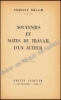 Afbeeldingen van Souvenirs et notes de travail d'un acteur