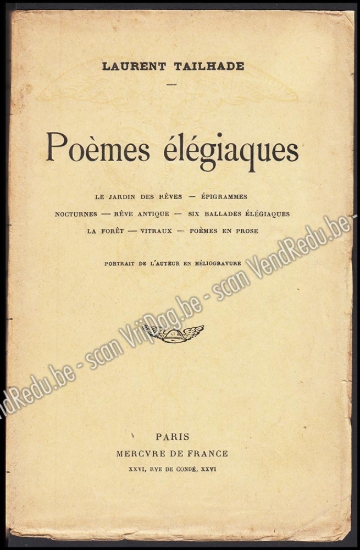 Afbeeldingen van Poèmes élégiaques