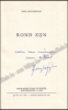 Afbeeldingen van Rond zijn. De Bladen voor de Poëzie. [Tweede serie. Jrg 11, Nr. 9, 1963-1964]. Gesigneerd