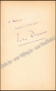 Afbeeldingen van Le Dictateur. Démétrios. Envoi autographe signé