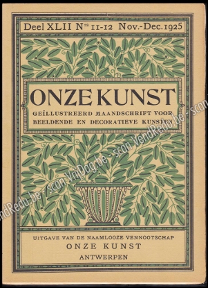 Afbeeldingen van Onze Kunst. Jg. 22, nr. 11-12. November-December 1925