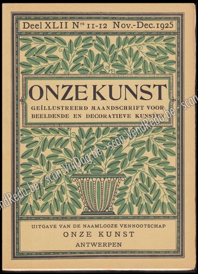 Afbeeldingen van Onze Kunst. Jg. 22, nr. 11-12. November-December 1925