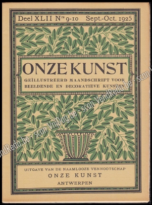 Afbeeldingen van Onze Kunst. Jg. 22, nr. 9-10. September-October 1925