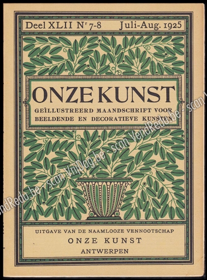 Afbeeldingen van Onze Kunst. Jg. 22, nr. 7-8. Juli-Augustus 1925