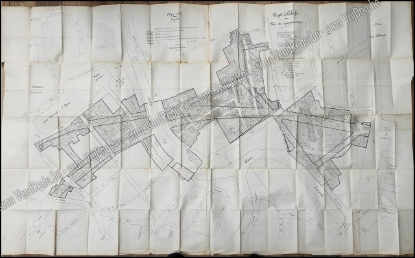 Afbeeldingen van Projet Zollikofer. Plan des expropriations. Plan N° 3 Légende. (Zollikofer-De Vigneplan Gent). 1882–1883.