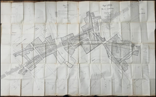 Afbeeldingen van Projet Zollikofer. Plan des expropriations. Plan N° 3 Légende. (Zollikofer-De Vigneplan Gent). 1882–1883.